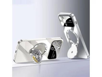 Suporte Casa Galvanizado Para Iphone 13 Pro Max Voero Pele Sintética Transparente