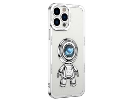 Suporte Casa Inch Planeta Para Iphone 13 Pro Yoobao Pele Sintética Branco