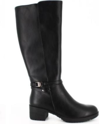 Botas de Mulher HISPAFLEX BOTA ALTA CON TACON PARA MUJER 2401 COLOR NEGRO