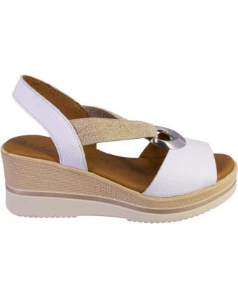 Sandálias de Mulher KAOLA 1612 SANDALIAS DE MUJER PIEL BLANCO