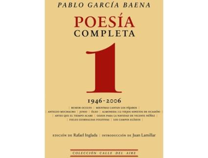 Livro Poesía Completa, 1 de Pablo García Baena (Espanhol)
