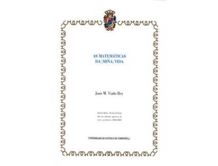 Livro As Matemáticas Da Vida de Juan Manuel Viaño Rey (Galego)