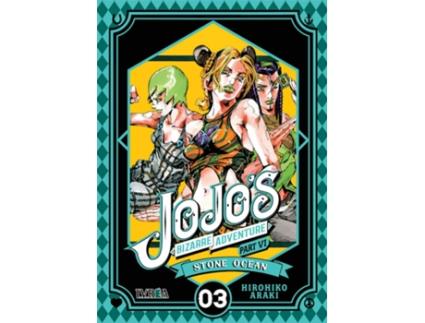 Livro Jojo Bizzarre Adventure Parte 6: Stone Ocean 03 de Hirohiko Araki (Espanhol)