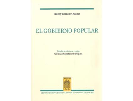 Livro Gobierno Popular de Sir Henry Sumner Maine (Inglês)