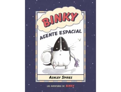 Livro Binky, Agente Espacial de Ashley Spires (Espanhol)