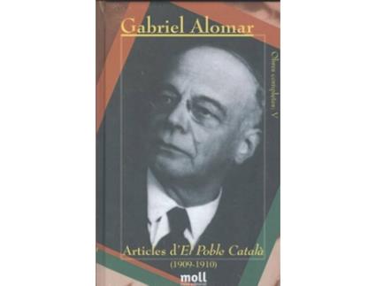 Livro Obres Completes V de Gabriel Alomar (Catalão)