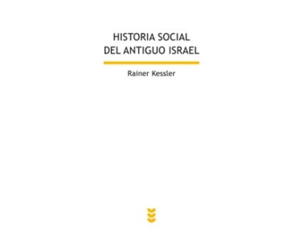 Livro Historia Social Del Antiguo Israel de Rainer Kessler (Espanhol)