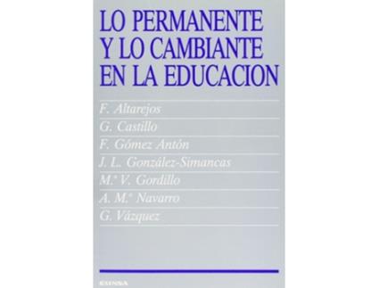 Livro Lo Permanente Y Lo Cambiante En La Eduación de Gerardo Castillo Ceballos (Espanhol)