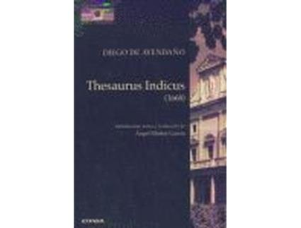 Livro Thesaurus Indicus de Diego De Avendaño (Espanhol)
