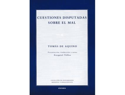 Livro Cuestiones Disputadas Sobre El Mal de Tomás De Aquino (Español)