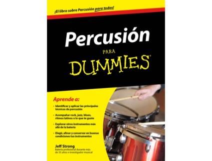 Livro Percusión Para Dummies de Jeff Strong (Espanhol)