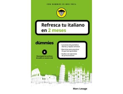 Livro Refresca Tu Italiano En 2 Meses Para Dummies de Lesage, Marc (Espanhol)