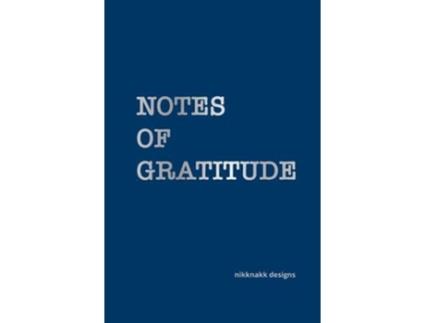 Livro Notes Of Gratitude De Nikknakk Designs (inglês)