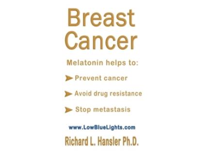 Livro Breast Cancer Melatonin Helps To Prevent Cancer, Avoid Drug Resistance, Stop Metastasis De Richard L Hansler (inglês)