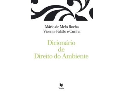 Livro Dicionário De Direito Do Ambiente