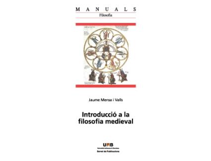 Livro Introducció A La Filosofia Medieva de Jaume Mensa I Valls (Catalán)