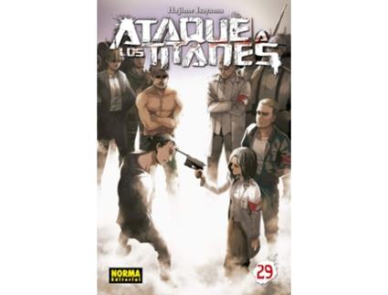 Livro Ataque A Los Titanes 29 de Hajime Isayama (Espanhol)