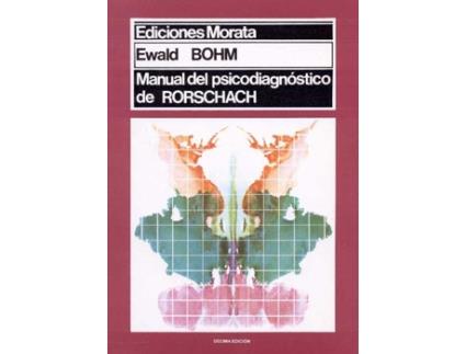 Livro Manual Psicodiagnostico Rorschach de E. Bohm (Espanhol)