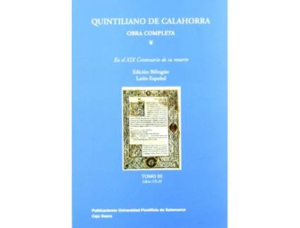 Livro Quintiliano De Calahorra. de Quintiliano Calahorra (Espanhol)