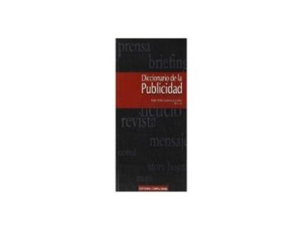 Livro Diccionario De La Publicidad de Pedro Pablo Gutierrez Gonzalez (Espanhol)