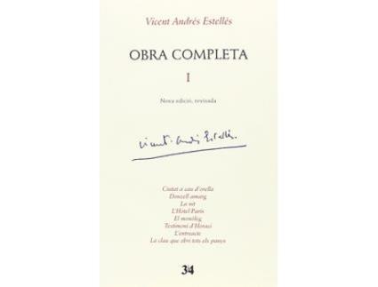 Livro Obra Completa I de Vicent Andres Estelles (Espanhol)