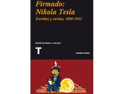 Livro Firmado de Nikola Tesla (Espanhol)