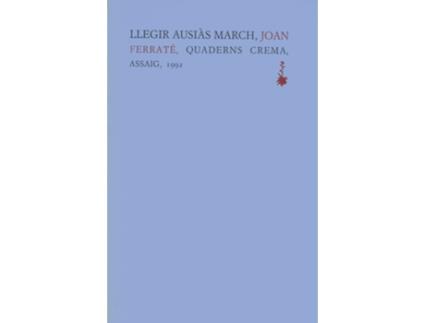 Livro Llegir Ausiàs March de Joan Ferraté (Catalão)