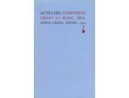 Livro Actes Del Symposion Tirant Lo Blanch de VVAA (Catalão)