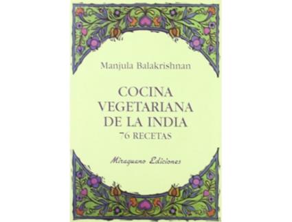 Livro Cocina Vegetariana De La India. 76 Recetas de Manjula Balakrishnan (Espanhol)