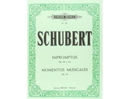 Livro Impromptus Op.90 Y Op.142. Momentos Musicales Op.94 de Franz Schubert (Espanhol)