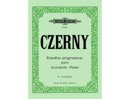 Livro Estudios Para Acordeón-Piano de Carl Czerny (Espanhol)