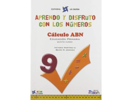 Livro Apredo Disfruto Con Números 9. Cálculo Abn.  de J. Martinez (Espanhol)