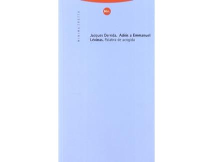 Livro Adiós A Emmanuel Lévinas de Jacques Derrida (Espanhol)