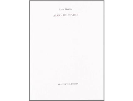 Livro Algo De Nadie de Luis Darío (Espanhol)