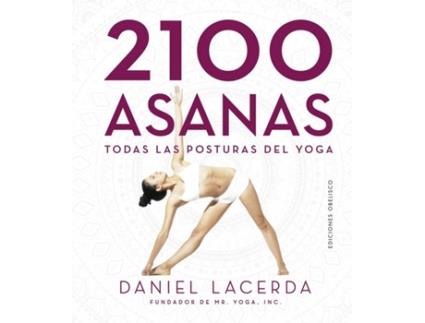 Livro 2100 Asanas de Daniel Lacerda (Espanhol)