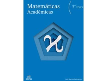 Livro Matematicas Academicas 3 Eso 2019 de VVAA (Espanhol)