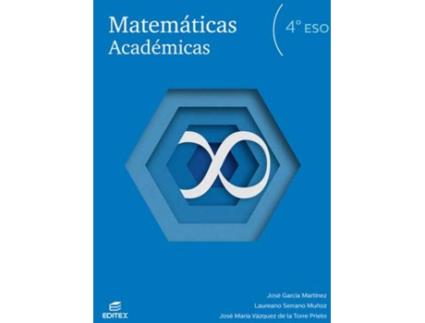 Livro Matematicas Academicas 4 Eso 2019 de VVAA (Espanhol)