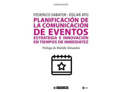 Livro Planificación De La Comunicación De Eventos de Federico Sabater (Espanhol)
