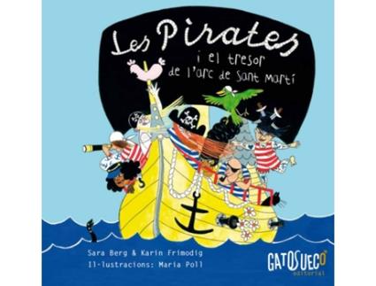 Livro Les Pirates I El Tresor De LArc De Sant Martí de Sara Berg (Catalão)