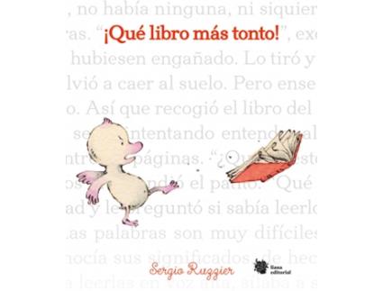 Livro ¡Qué Libro Más Tonto! de Sergio Ruzzier (Espanhol)