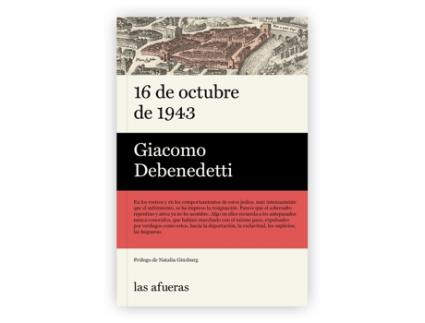 Livro 16 De Octubre De 1943 de Giacomo Debenedetti (Espanhol)