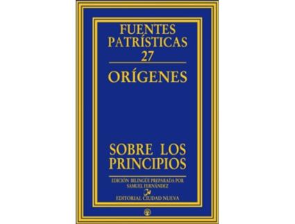 Livro Sobre Los Principios de Orígenes De Alejandría (Espanhol)
