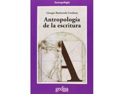 Livro Antropologia De La Escritura de Giorgio Raimondo Cardona (Espanhol)