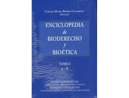 Livro Enciclopedia De Bioderecho Y Bioética de Carlos María Romeo Casabona (Espanhol)