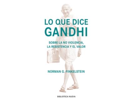 Livro Lo Que Dice Gandhi de Norman Gary Finkelstein (Español)