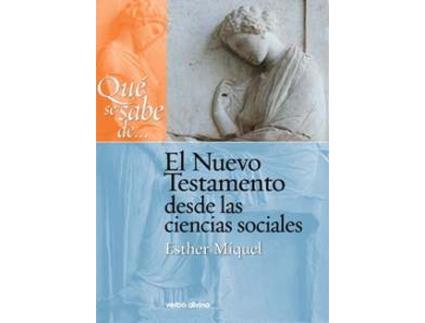Livro Que Se Sabe De... Nuevo Testamento Desde Ciencias Sociales de Esther Miquel Pericas (Espanhol)