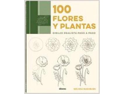 Livro 100 Flores Y Plantas de Melissa Washburn (Espanhol)