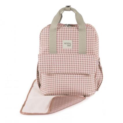 Mochila Walking Mum I Love Vichy Rosa