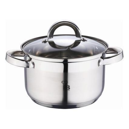 Caçarola  Aço inoxidável Prateado