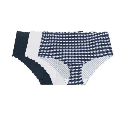 Lote de 3 shorties clean cut coton